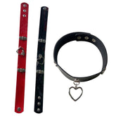 Gothic Leather Collar - Sensual Trends